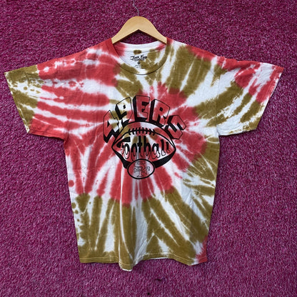 San Francisco 49ers Football Tie-Dye T-Shirt Medium