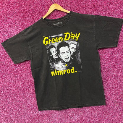 Green Day Yellow Pick - Nimrod Album Rock Band T-Shirt Large
