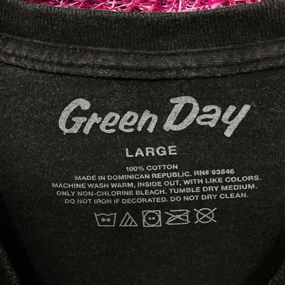 Green Day Yellow Pick - Nimrod Album Rock Band T-Shirt Large