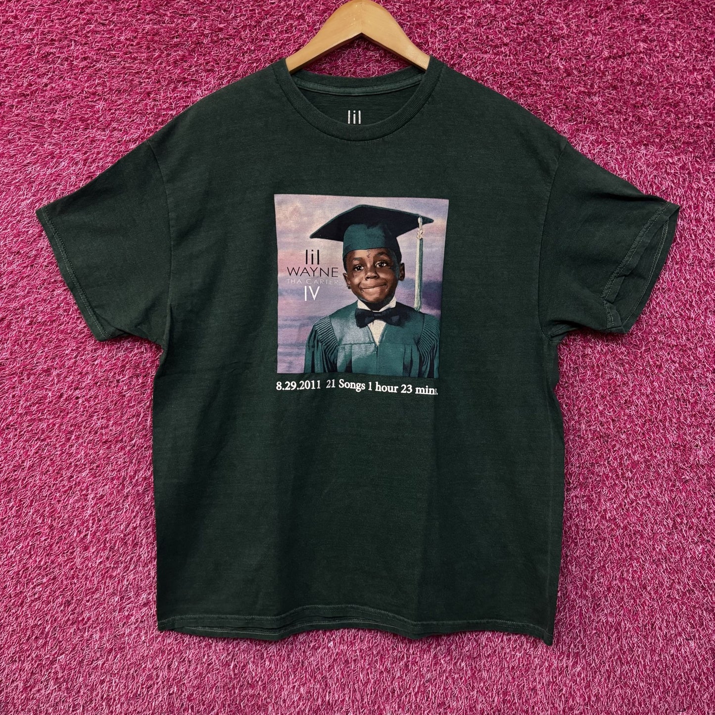 Lil Wayne The Carter 5 Green T-Shirt XL