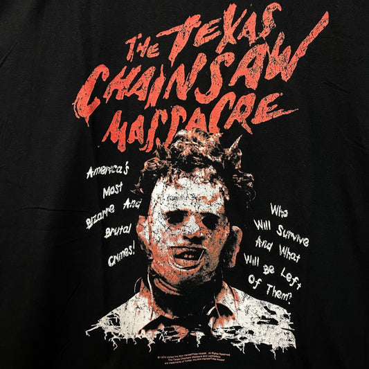The Texas Chainsaw Massacre Leatherface Horror T-Shirt Size XL