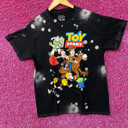 Disney X Pixar Toy Story Distressed Bleach Effect T-Shirt Medium