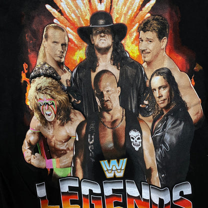 WWE Legends Wrestling Champions Poster T-Shirt Small