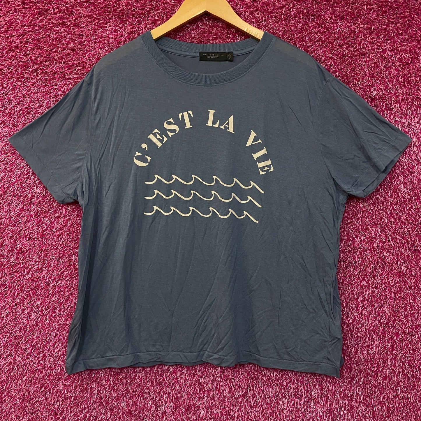 Junk Food Clothing C'est La Vie Vintage Tissue Women's Tee 2XL