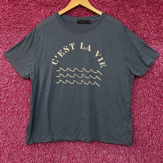 Junk Food Clothing C'est La Vie Vintage Tissue Women's Tee 2XL