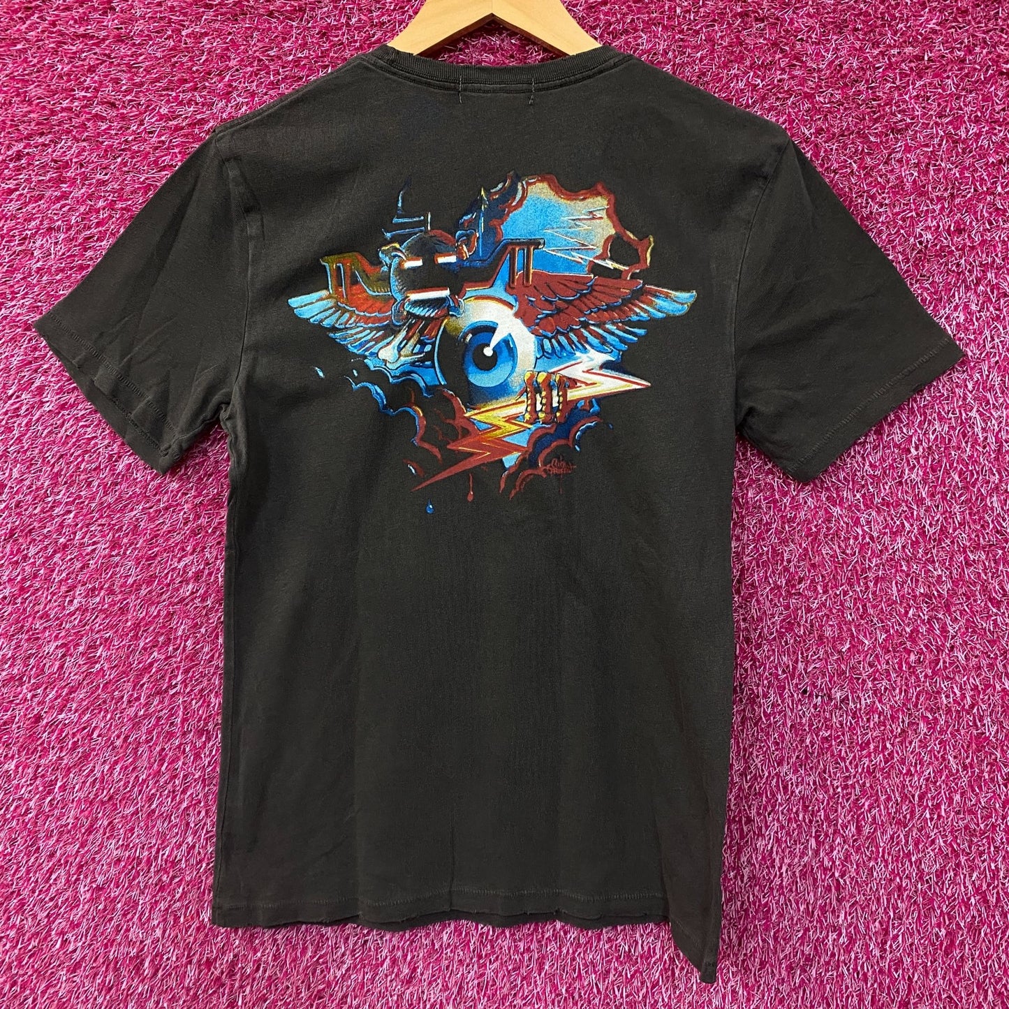 Junk Food Clothing Rick Griffin Flying Eyeball Vintage Tee Small