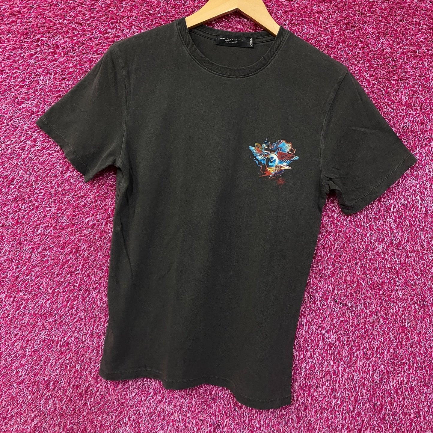 Junk Food Clothing Rick Griffin Flying Eyeball Vintage Tee Small