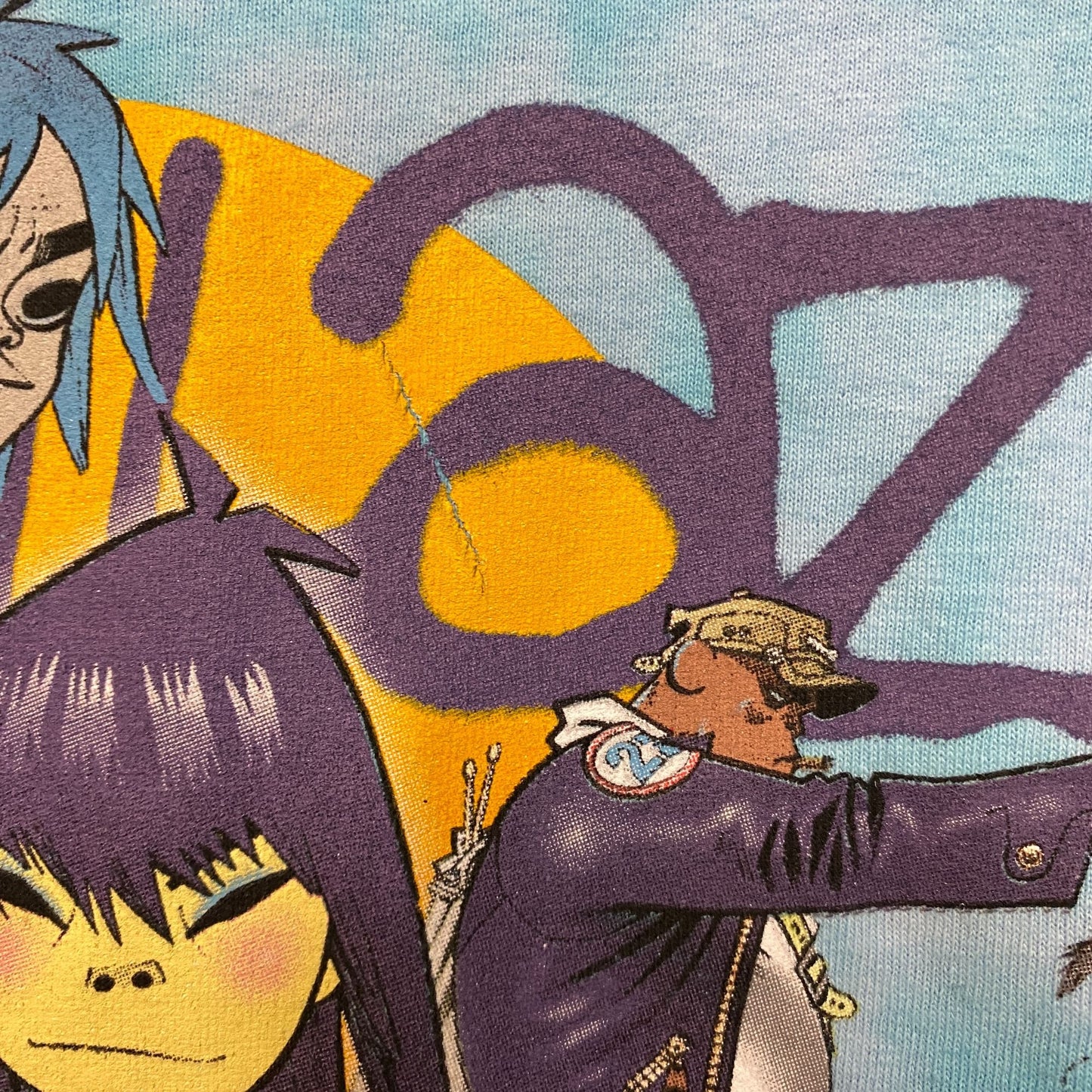 The Gorillaz Phase 1 Celebrity Take Down Rock Tie Dye 2X