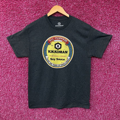 Kikkoman Soy Sauce Logo Graphic T-Shirt Medium