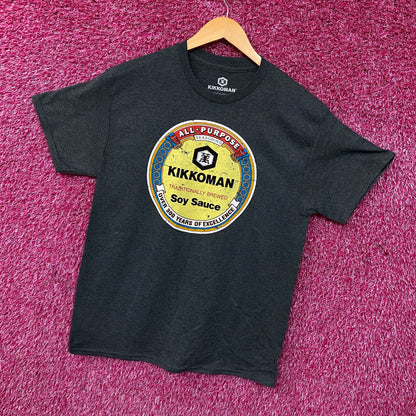 Kikkoman Soy Sauce Logo Graphic T-Shirt Medium