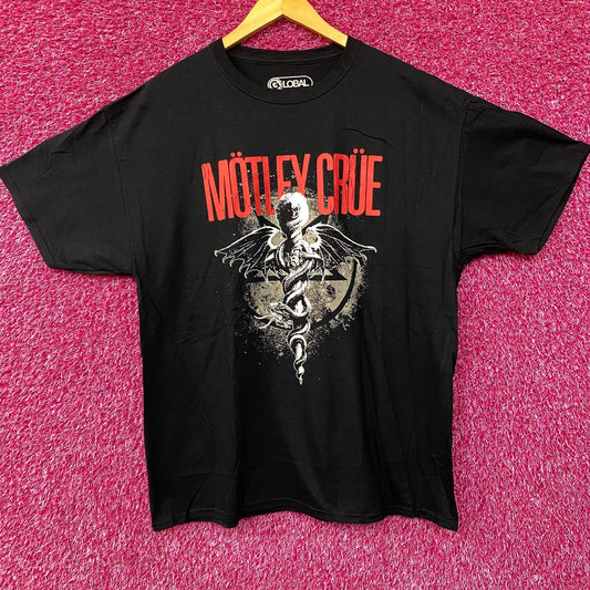 Motley Crue Dr Feel Good Album Cover Art Heavy Metal T-Shirt XL