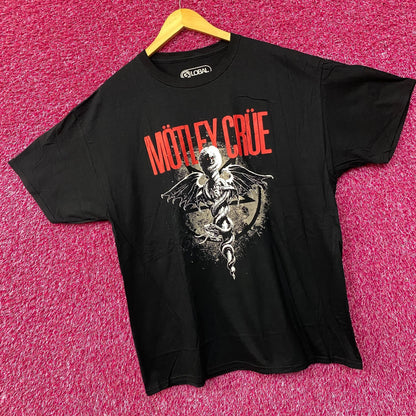 Motley Crue Dr Feel Good Album Cover Art Heavy Metal T-Shirt XL