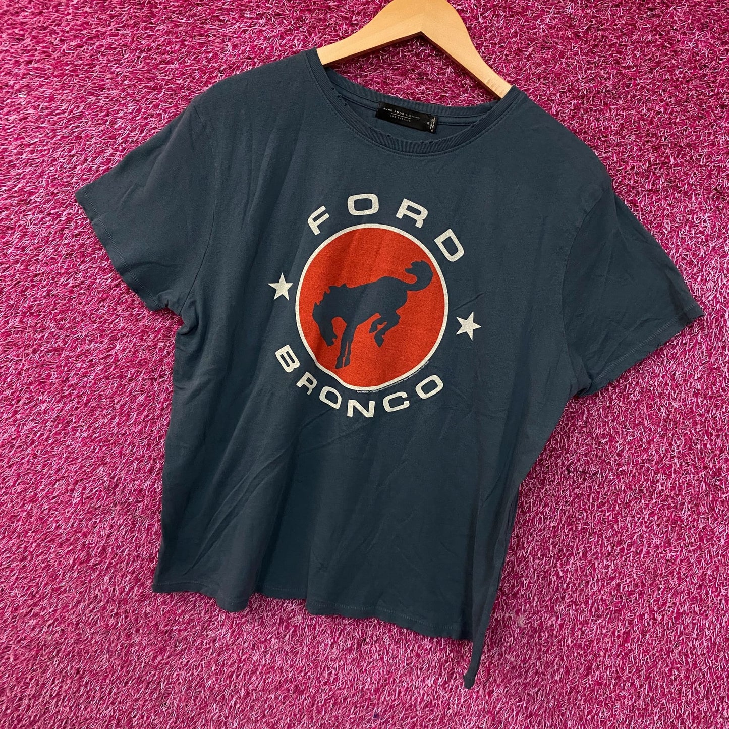 Junk Food Clothing Women's Ford Bronco Vintage Style T-Shirt Medium