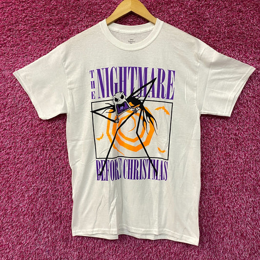 Tim Burton Nightmare Before Christmas Jack Skellington Mad T-Shirt Small