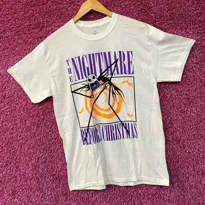 Tim Burton Nightmare Before Christmas Jack Skellington Mad T-Shirt Small