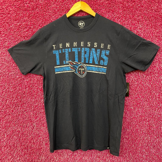 Tennessee Titans '47 Navy Team Stripe T-Shirt Small