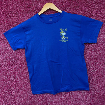 Peanuts "Recreation and Leisure" Snoopy & Woodstock Graphic T-Shirt Large