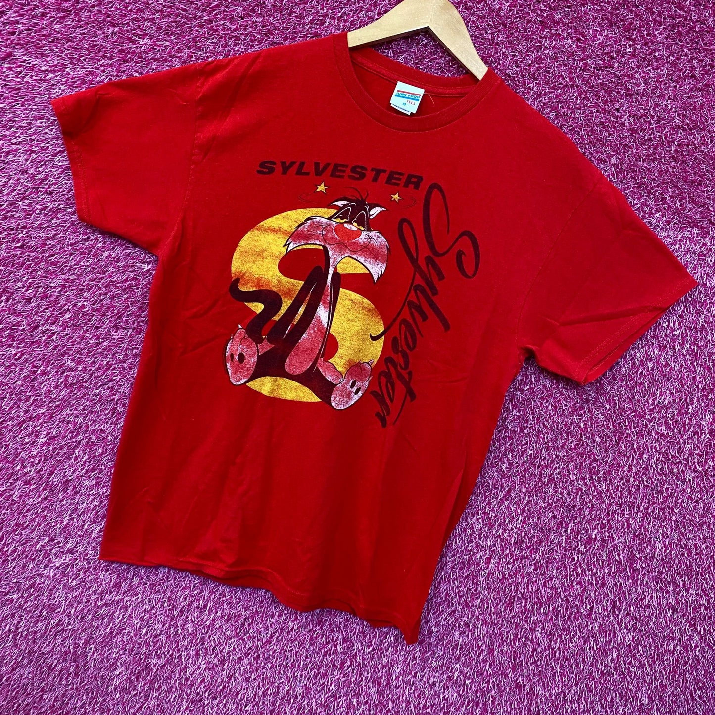 Looney Tunes Sylvester the Cat Cartoon Tshirt size Medium