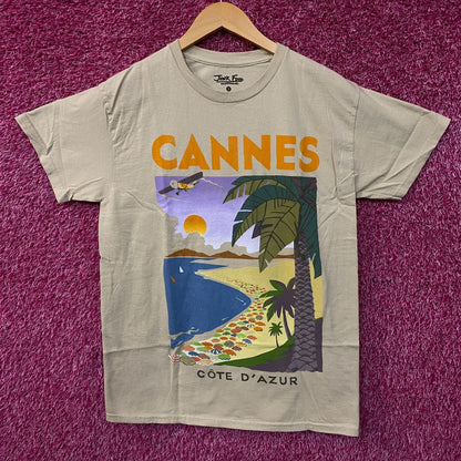 Junk Food Cannes Côte D'Azur Graphic T-Shirt Small