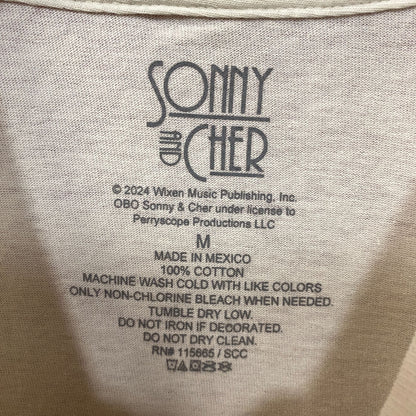Sonny & Cher Baby Dont Go Album Pop Rock Duo T-Shirt Medium