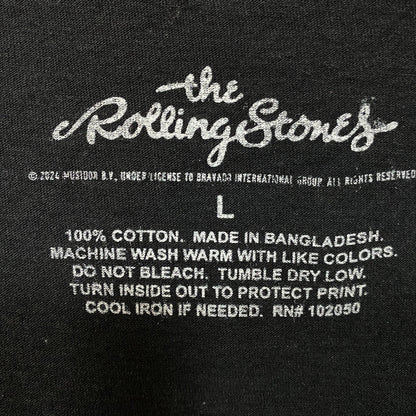 The Rolling Stones Hot Lips North American Tour 1975 T-Shirt Large