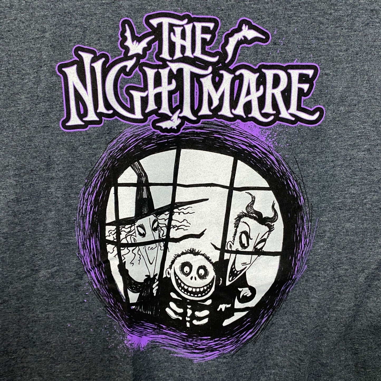 The Nightmare Before Christmas Lock Shock and Barrel T-shirt size Large