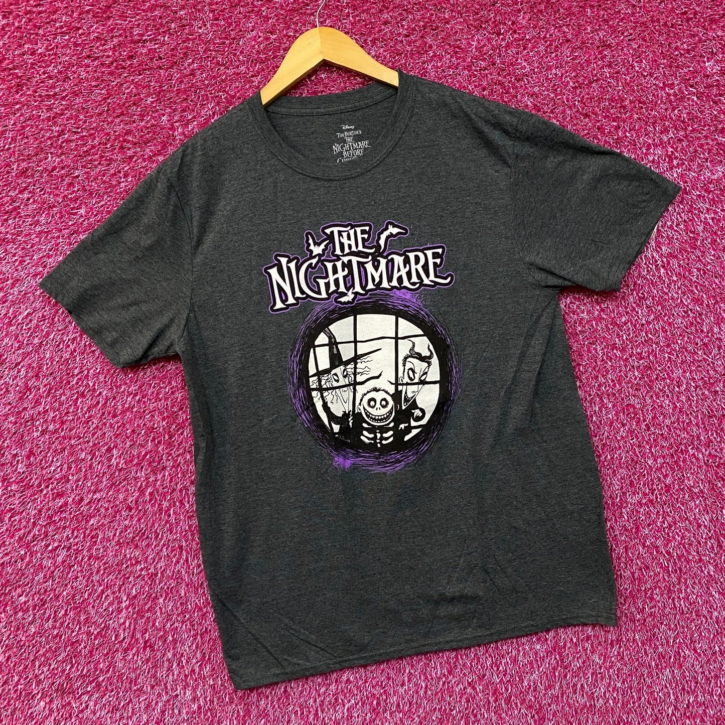 The Nightmare Before Christmas Lock Shock and Barrel T-shirt size Large
