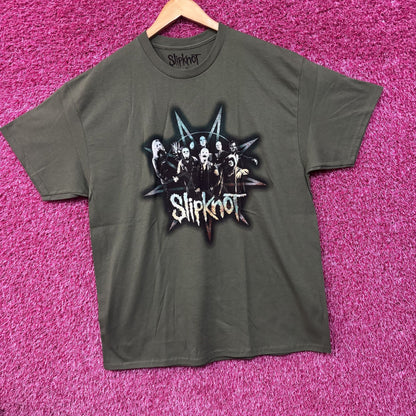 Slipknot Group Star Crest Green T-Shirt XL