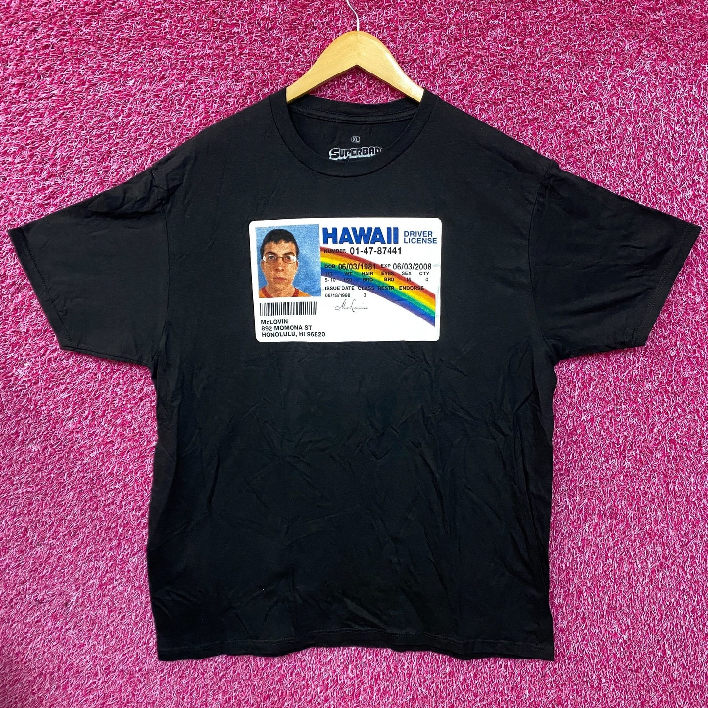 Superbad McLovin ID Graphic Tee XL