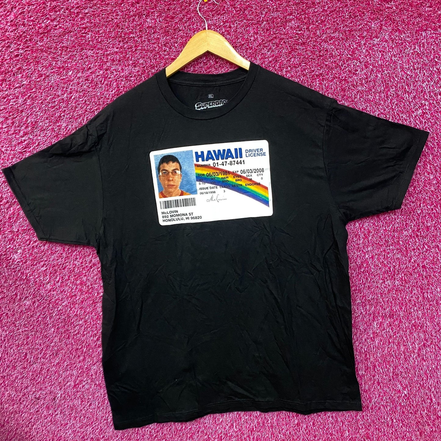Superbad McLovin ID Graphic Tee XL