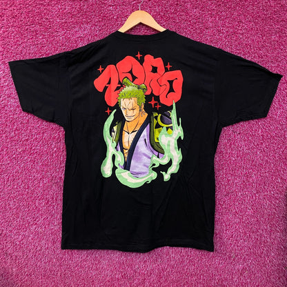 One Piece Roronoa Zoro Wano Arc Anime Graphic T-Shirt 2XL