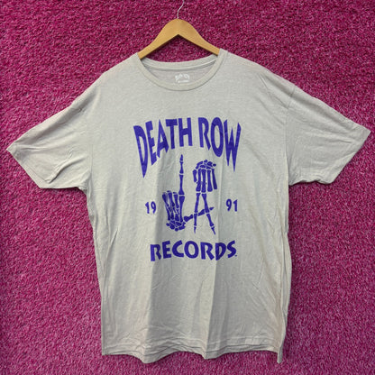 Death Row Records Grim Reaper LA Hands 1991 Hip Hop Tee 2xl