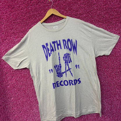 Death Row Records Grim Reaper LA Hands 1991 Hip Hop Tee 2xl
