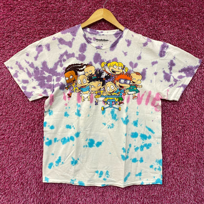 Nickelodeon Rugrats Cartoon Classic Tie Dye T-Shirt Large