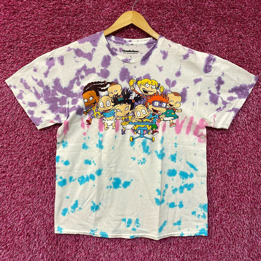 Nickelodeon Rugrats Cartoon Classic Tie Dye T-Shirt Large