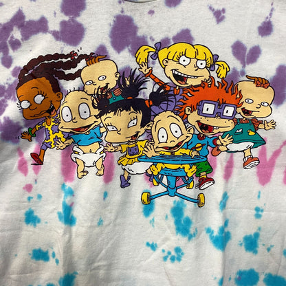 Nickelodeon Rugrats Cartoon Classic Tie Dye T-Shirt Large