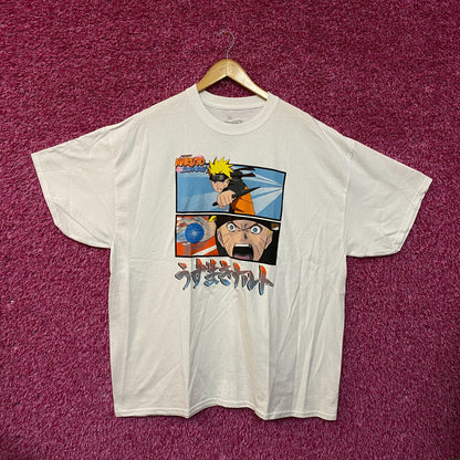 Naruto Character White Tshirt size Extra Large