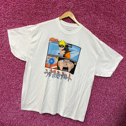 Naruto Character White Tshirt size Extra Large