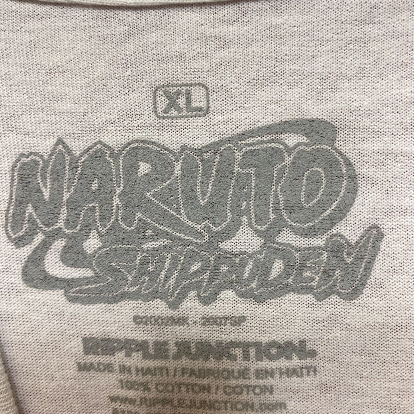 Naruto Character White Tshirt size Extra Large