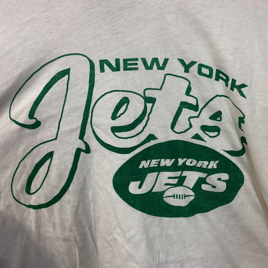 Junk Food Clothing New York Jets Long Sleeve Crop Tee Medium