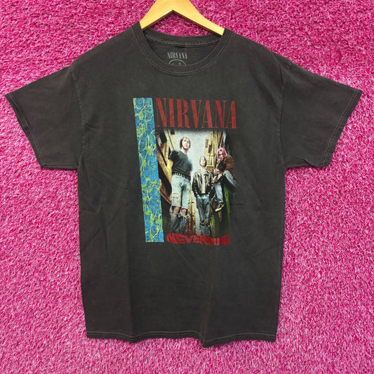 Nirvana Never Mind Live Grunge Tshirt Size Large