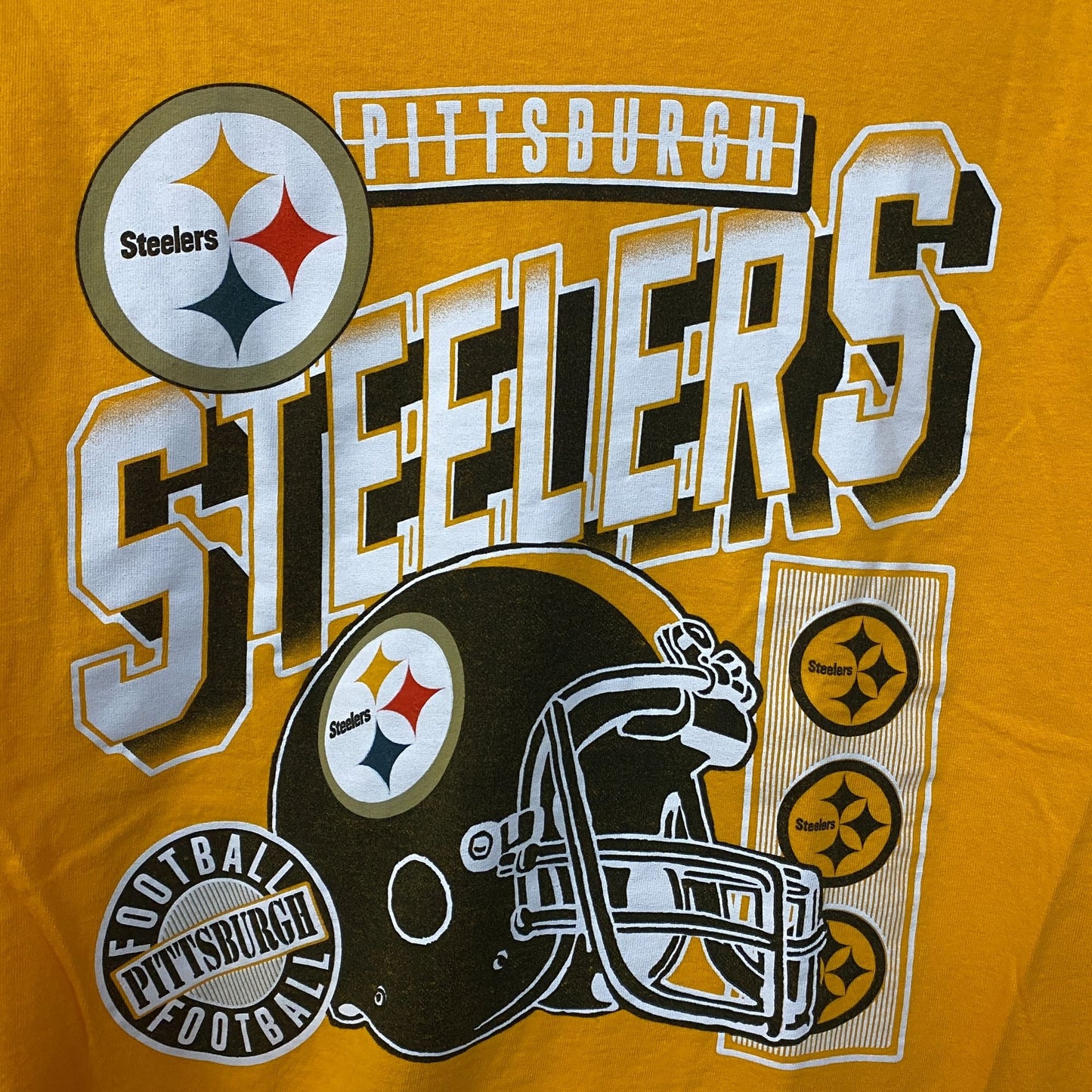 Junk Food Pittsburgh Steelers Checkdown Flea Market T-Shirt Small