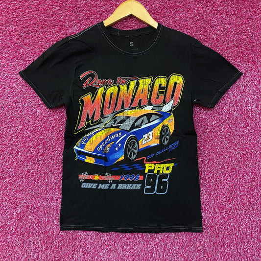 Race to Monaco Nascar Style Racing Tshirt size Small