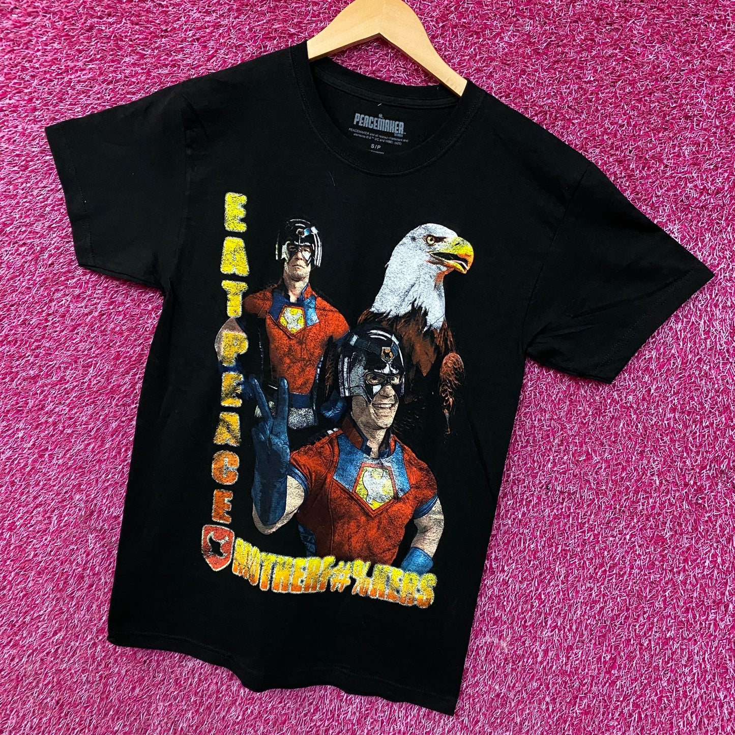 DC Comics Peacemaker "Peace At Any Cost" Graphic T-Shirt Small