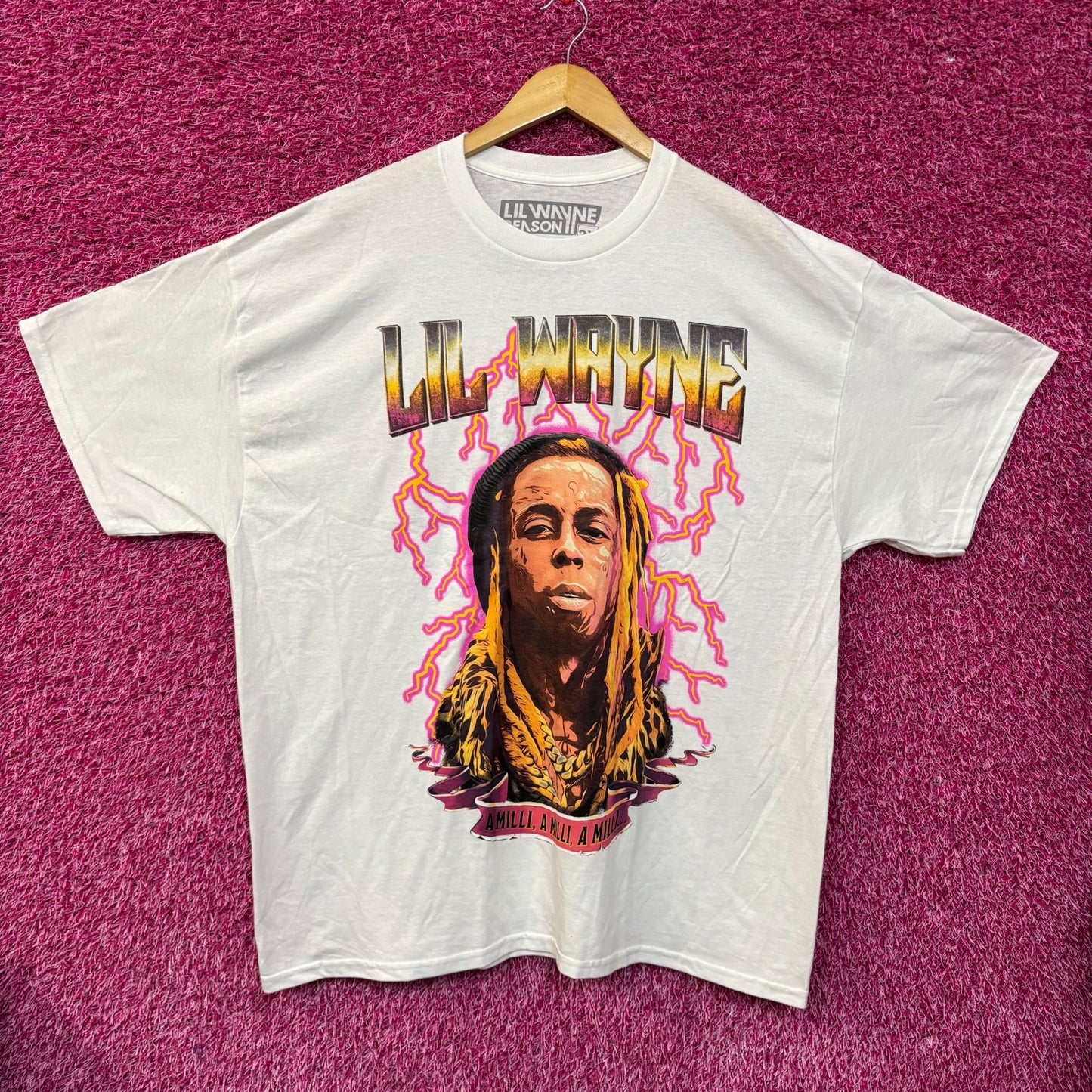 Reason Lil Wayne A Milli Graphic Design T-Shirt 2XL