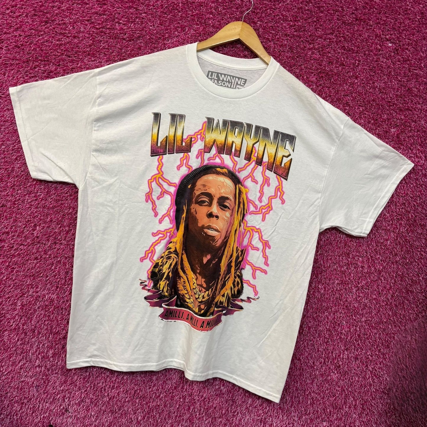 Reason Lil Wayne A Milli Graphic Design T-Shirt 2XL