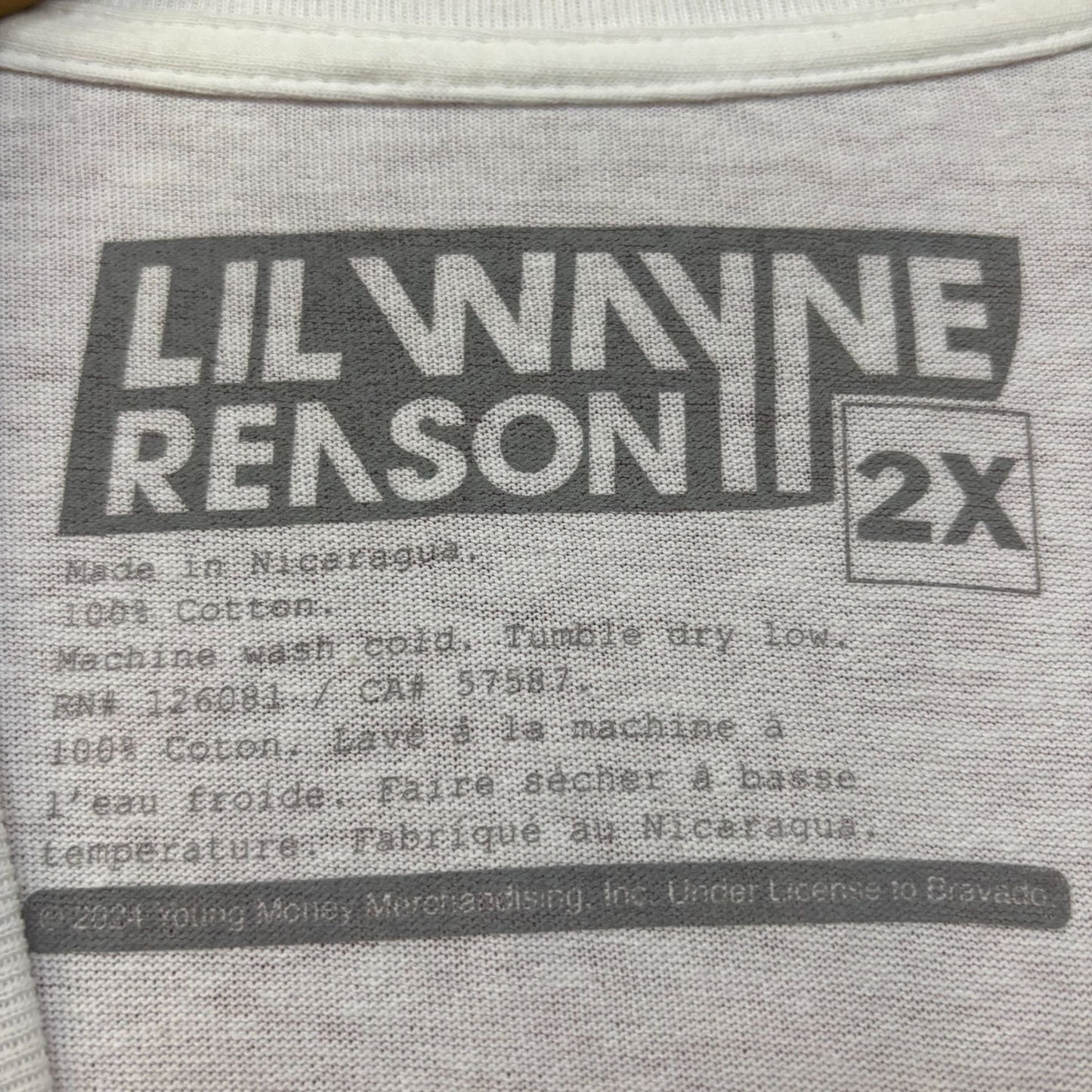 Reason Lil Wayne A Milli Graphic Design T-Shirt 2XL