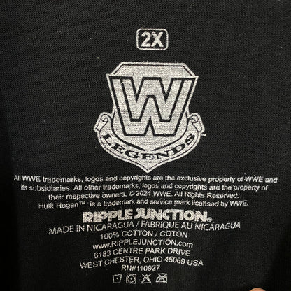 WWE Hulk Hogan American Flag Poster T-Shirt 2XL