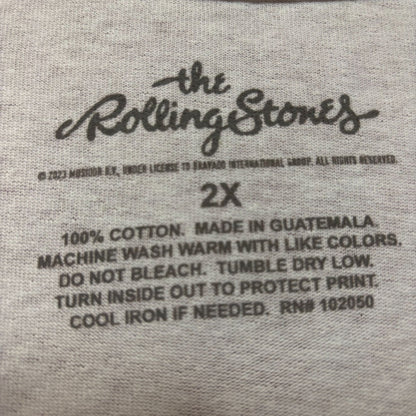 The Rolling Stones Pink Hot Lips Rock Band T-shirt 2XL