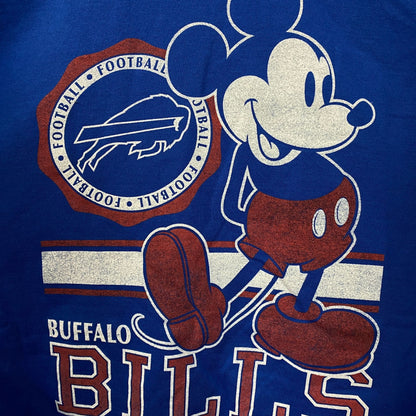 Junk Food Clothing x Disney Buffalo Bills Mickey Crewneck Sweatshirt XL